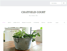 Tablet Screenshot of chatfieldcourt.com